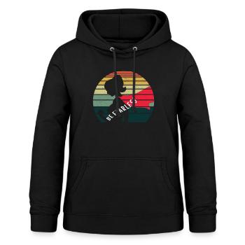 Vintage Feminist Feminism Rights Womens Equality - Frauen Hoodie - Schwarz - Vorne - AI Model Female 172 light (172cm)