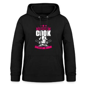 Mein Lieblingskoch Lustiger kulinarischer - Frauen Hoodie - Schwarz - Vorne - AI Model Female 172 light (172cm)