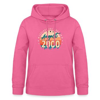 Legendary August 2000 - Women's Hoodie - pink - Front - AI Model Female 172 light (172cm)