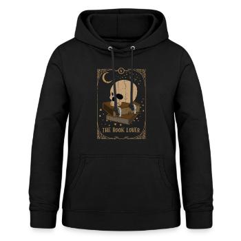Book Tarot Card Occult Club Gothic - Frauen Hoodie - Schwarz - Vorne - AI Model Female 172 light (172cm)