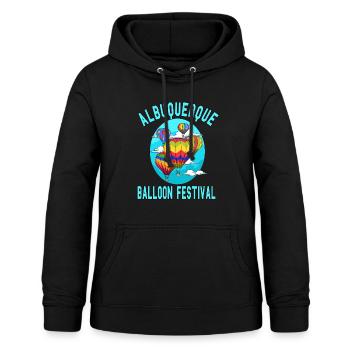 Albuquerque Ballon New Mexico Party Heißluftballon - Frauen Hoodie - Schwarz - Vorne - AI Model Female 172 light (172cm)