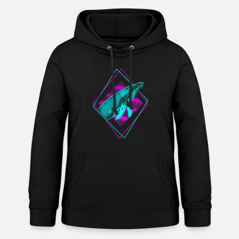 Humpback whale - Women's Hoodie - black