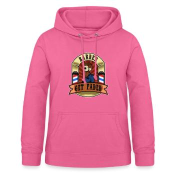Obtenez Faded Baber - Sweat à capuche Femme - rose - Devant - AI Model Female 172 light (172cm)