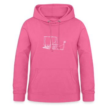 Nordische Mythologie Wikingerboot Oneline Nordic - Frauen Hoodie - Pink - Vorne - AI Model Female 172 light (172cm)