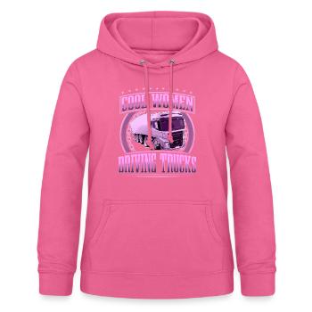 LKW Fahrer Lkw Fahrerin - Frauen Hoodie - Pink - Vorne - AI Model Female 172 light (172cm)