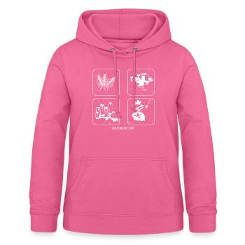 Occult Art Goblincore Plants Gothic Halloween - Frauen Hoodie - Pink - Vorne - AI Model Female 172 light (172cm)