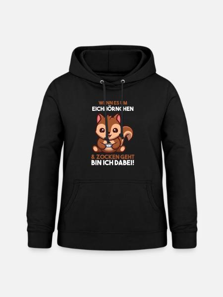 Erdmännchen - Frauen Hoodie - Schwarz