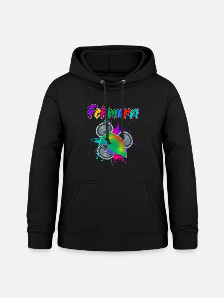 Fehmarn Beat - Frauen Hoodie - Schwarz