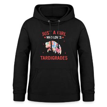 Tardigrade - Sweat à capuche Femme - noir - Devant - AI Model Female 172 light (172cm)