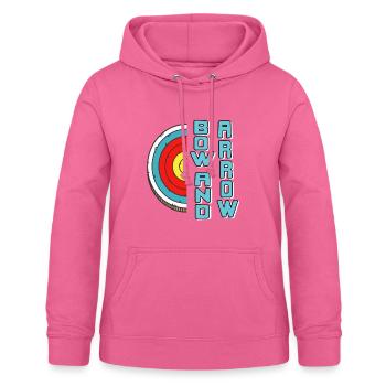 Bow and Arrow - Women's Hoodie - pink - Front - AI Model Female 172 light (172cm)