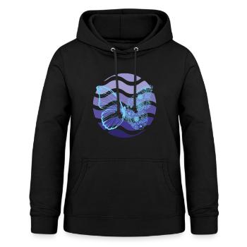 Butterfly Art Retro Butterflies Autumn Li - Women's Hoodie - black - Front - AI Model Female 172 light (172cm)