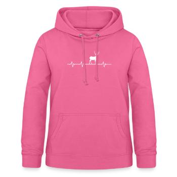 Herzschlag Weihnachten Weihnachtsdekoration - Frauen Hoodie - Pink - Vorne - AI Model Female 172 light (172cm)