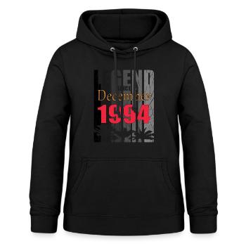 Vintage Geschenkidee geboren Dezember 1994 - Frauen Hoodie - Schwarz - Vorne - AI Model Female 172 light (172cm)