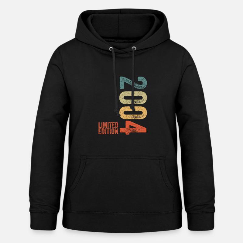 2004 Édition Limitée - Sweat à capuche Femme - noir