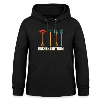 Rechenzentrum Gardening Landscaping Gardener - Frauen Hoodie - Schwarz - Vorne - AI Model Female 172 light (172cm)