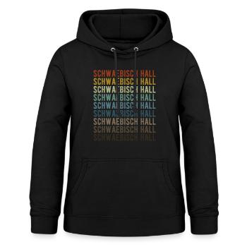 Schwaebisch Hall City Retro Vintage - Women's Hoodie - black - Front - AI Model Female 172 light (172cm)