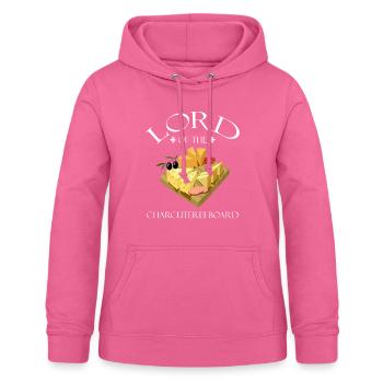 Design de charcuterie pour les fromagers - Sweat à capuche Femme - rose - Devant - AI Model Female 172 light (172cm)