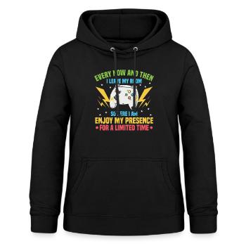 Conception de jeux pour les joueurs - Sweat à capuche Femme - noir - Devant - AI Model Female 172 light (172cm)