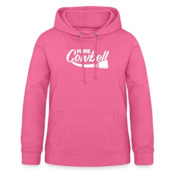 More cowbell - Women's Hoodie - pink - Front - AI Model Female 172 light (172cm)