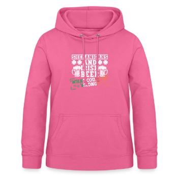 Irland Irisch Lustig Spruch St Patricks Day - Frauen Hoodie - Pink - Vorne - AI Model Female 172 light (172cm)