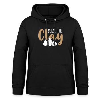 Seize the Clay - Women's Hoodie - black - Front - AI Model Female 172 light (172cm)