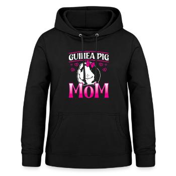 Guinée Pic Maman - Sweat à capuche Femme - noir - Devant - AI Model Female 172 light (172cm)