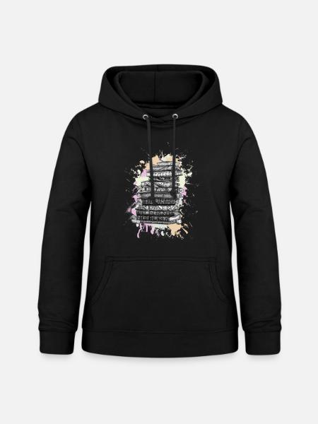 Lesen Bücher Buch - Frauen Hoodie - Schwarz