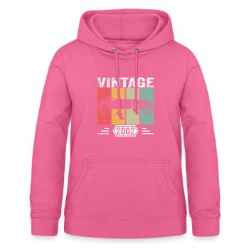 Classic Since 2002, Vintage Car Birthday Gift 2002 - Frauen Hoodie - Pink - Vorne - AI Model Female 172 light (172cm)