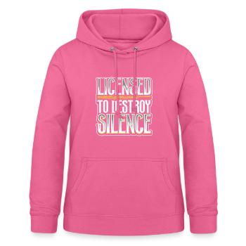 Lizenz zum Krach machen - Fagott - Frauen Hoodie - Pink - Vorne - AI Model Female 172 light (172cm)
