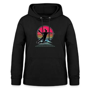 Handball Handballerin Frauen Handball - Frauen Hoodie - Schwarz - Vorne - AI Model Female 172 light (172cm)