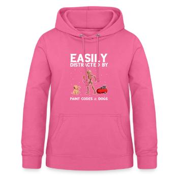 Car painter offer for coachbuilders - Women's Hoodie - pink - Front - AI Model Female 172 light (172cm)