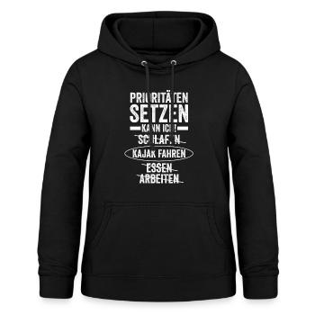 Schullehrerin Lehrerin - Frauen Hoodie - Schwarz - Vorne - AI Model Female 172 light (172cm)