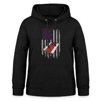Maisloch patriotisch - Frauen Hoodie - Schwarz - Vorne - AI Model Female 172 light (172cm)