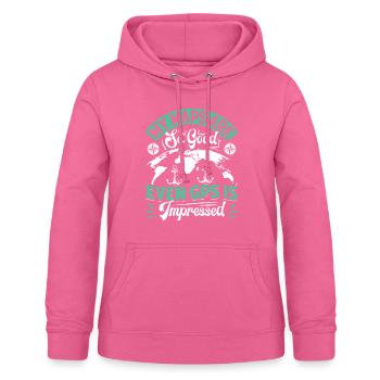Cartographes - Sweat à capuche Femme - rose - Devant - AI Model Female 172 light (172cm)