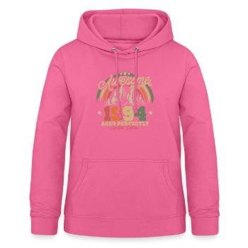 Vintage 1994 Cadeau d’anniversaire - Sweat à capuche Femme - rose - Devant - AI Model Female 172 light (172cm)