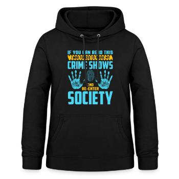 Lustig Forensischer Wissenschaftler Wissenschaft - Frauen Hoodie - Schwarz - Vorne - AI Model Female 172 light (172cm)