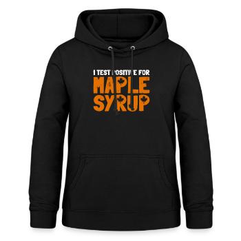 Maple Syrup Maple Tree Sap Tapping Sugaring Tapper - Women's Hoodie - black - Front - AI Model Female 172 light (172cm)