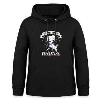 Dalmatiner Mama - Dalmatiner - Frauen Hoodie - Schwarz - Vorne - AI Model Female 172 light (172cm)