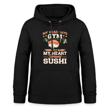 Japanische - Frauen Hoodie - Schwarz - Vorne - AI Model Female 172 light (172cm)