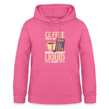 Drôle de cadeau comptable de conseiller fiscal - Sweat à capuche Femme - rose - Devant - AI Model Female 172 light (172cm)