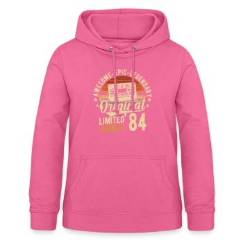 Retro 1984 Birthday - Women's Hoodie - pink - Front - AI Model Female 172 light (172cm)