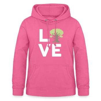 Tree Hugger Nature Environmentalist - Women's Hoodie - pink - Front - AI Model Female 172 light (172cm)