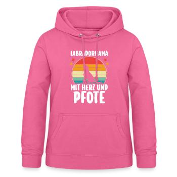 Hund Labrador - Frauen Hoodie - Pink - Vorne - AI Model Female 172 light (172cm)