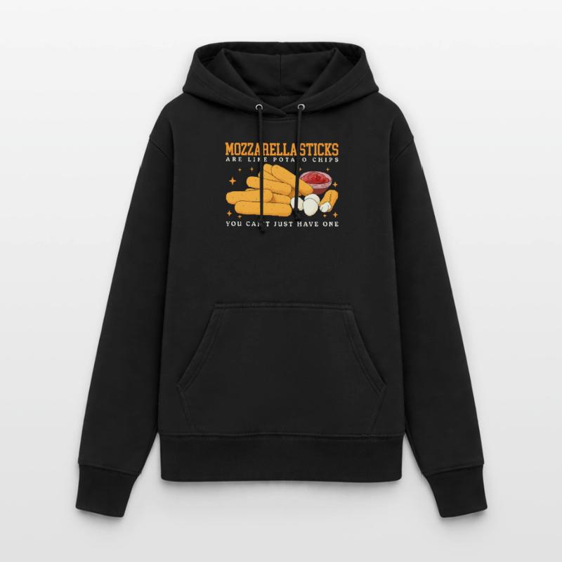 Bâtonnets de mozzarella | Bâtonnets de mozzarella cadeau Sweat à capuche Femme