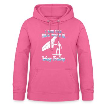 Wingsurfing Foil Wing Wing Boarding Wing Foiling - Women's Hoodie - pink - Front - AI Model Female 172 light (172cm)