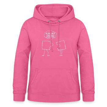 Du bist mein fehlendes Puzzleteil Liebessprüche - Frauen Hoodie - Pink - Vorne - AI Model Female 172 light (172cm)