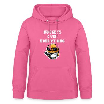 Chicken Nuggets Lustiges Chicken Nuggets Zitat - Frauen Hoodie - Pink - Vorne - AI Model Female 172 light (172cm)