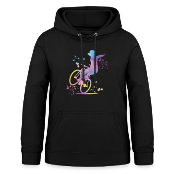 Kunstradfahren Kunstradfahrer - Frauen Hoodie - Schwarz - Vorne - AI Model Female 172 light (172cm)