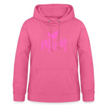MOM LOVE - I love my Mommy - Mutter Mama Mammi - Frauen Hoodie - Pink - Vorne - AI Model Female 172 light (172cm)