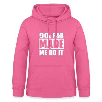 90s r and b 90s R&B - Frauen Hoodie - Pink - Vorne - AI Model Female 172 light (172cm)